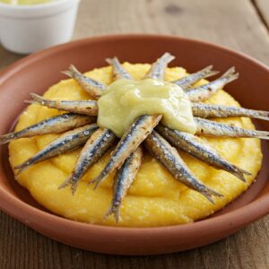 Hamsii La Ceaun Cu Usturoi Si Mamaliga Hamsii la ceaun cu usturoi și mămăligă un gust autentic românesc. Savurează deliciul unei mese simple, dar pline de arome. Descoperă secretul unor hamsii crocante și gustoase. O rețetă rapidă și ușoară, perfectă pentru orice ocazie. Hamsiile la ceaun cu usturoi și mămăligă un preparat care te va cuceri din prima. Lacristi.ro